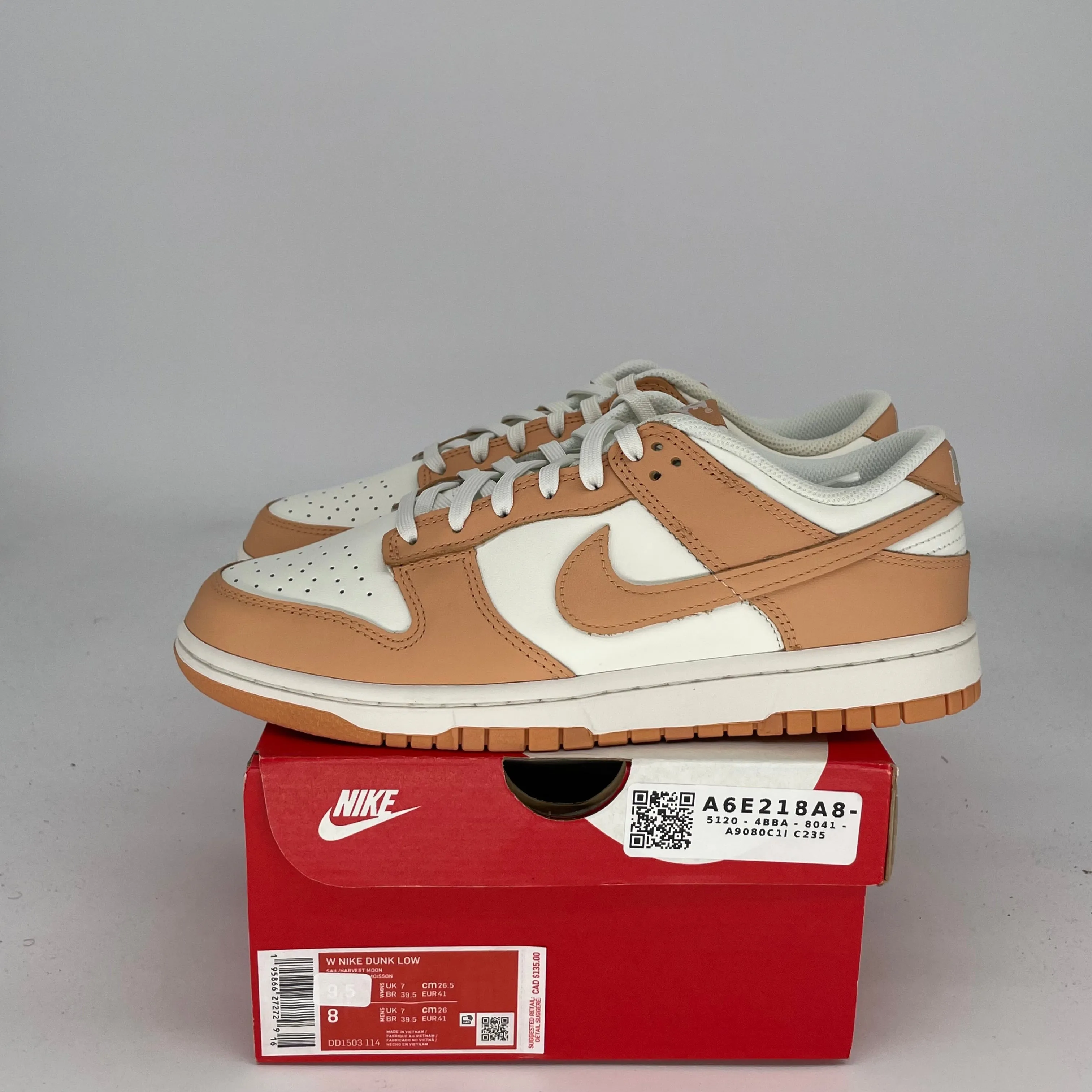 NIKE DUNK LOW HARVEST MOON W SIZE 8/9.5W DD1503-114