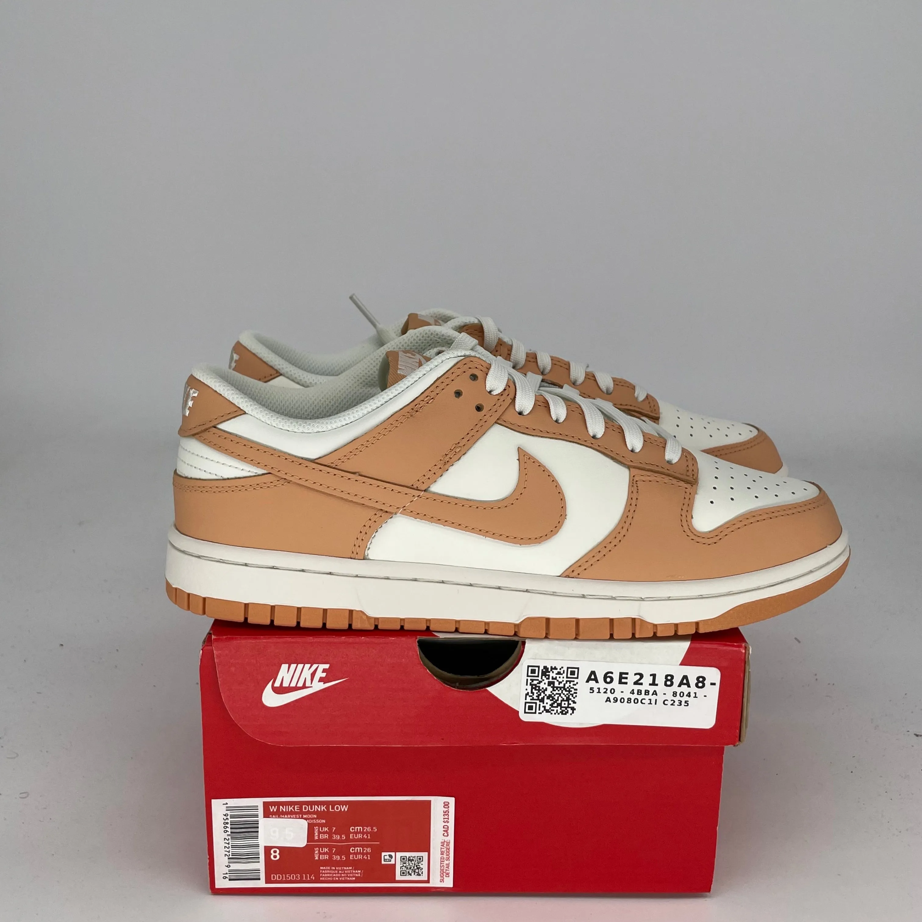NIKE DUNK LOW HARVEST MOON W SIZE 8/9.5W DD1503-114