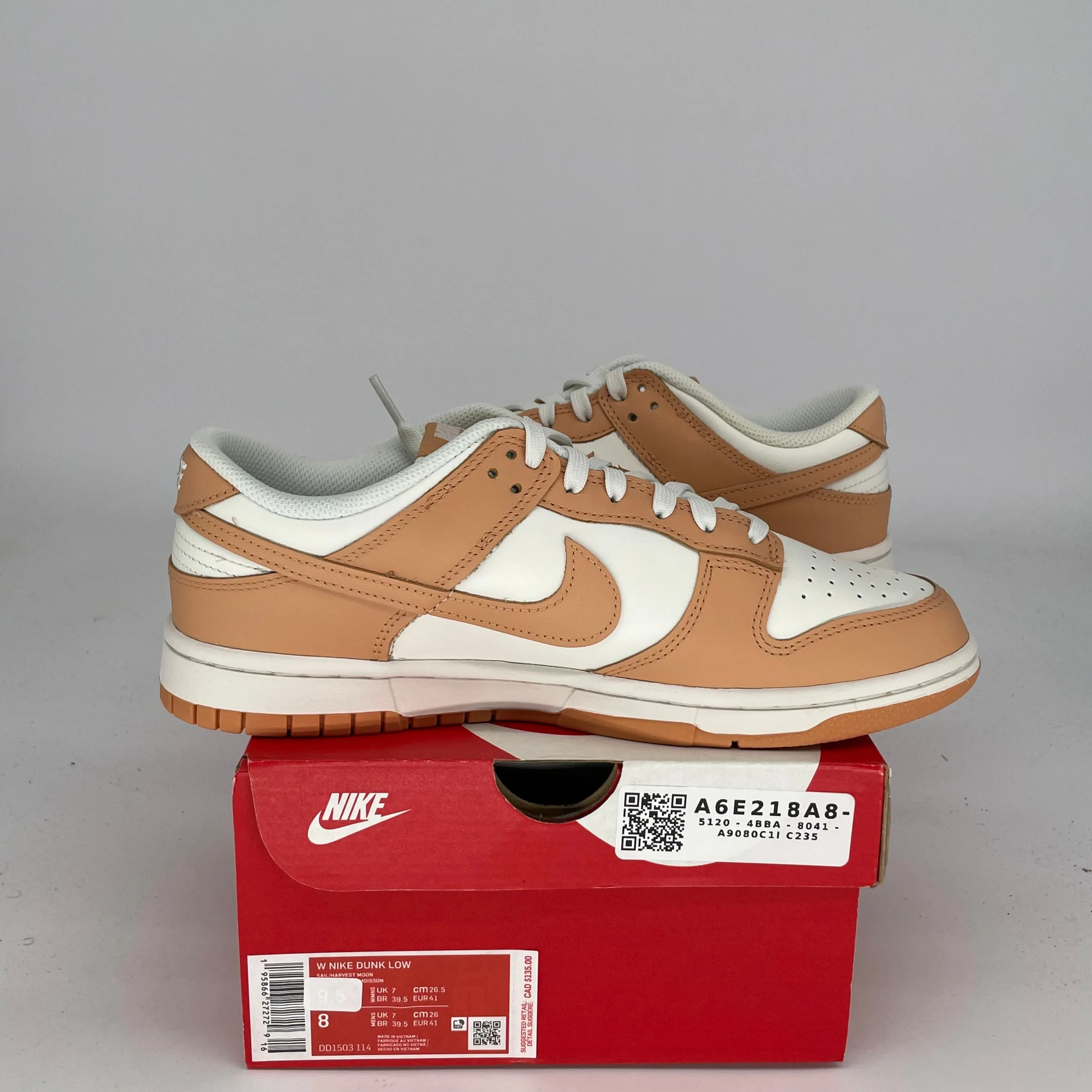 NIKE DUNK LOW HARVEST MOON W SIZE 8/9.5W DD1503-114
