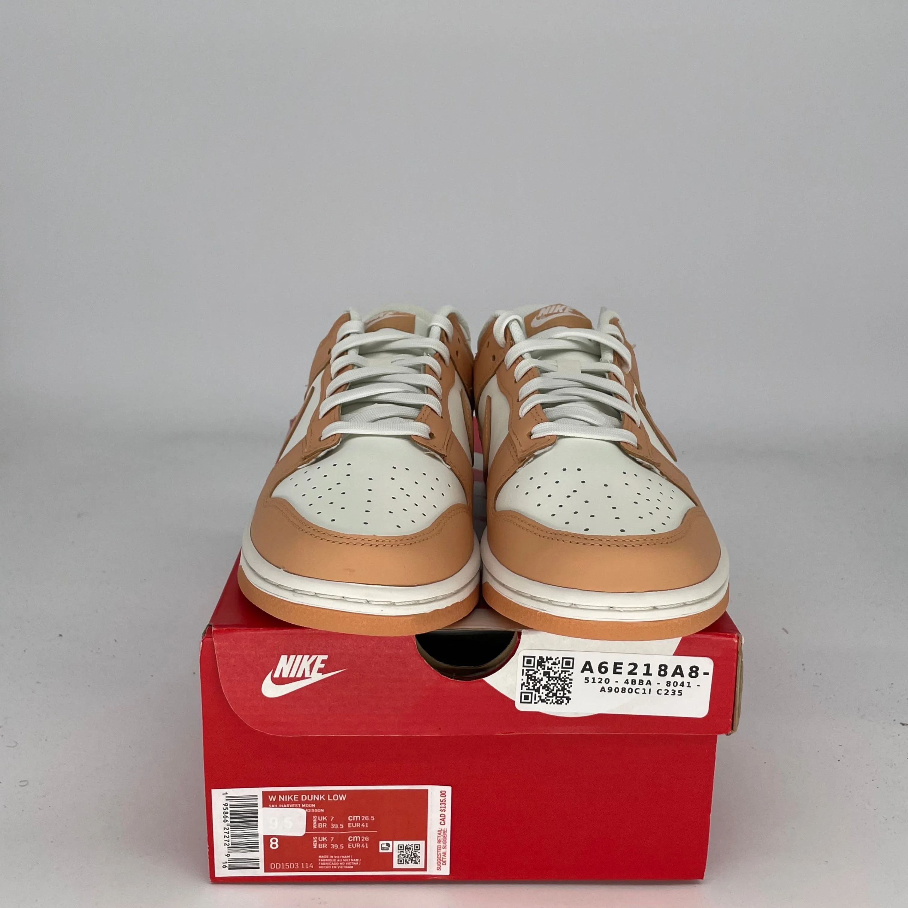 NIKE DUNK LOW HARVEST MOON W SIZE 8/9.5W DD1503-114