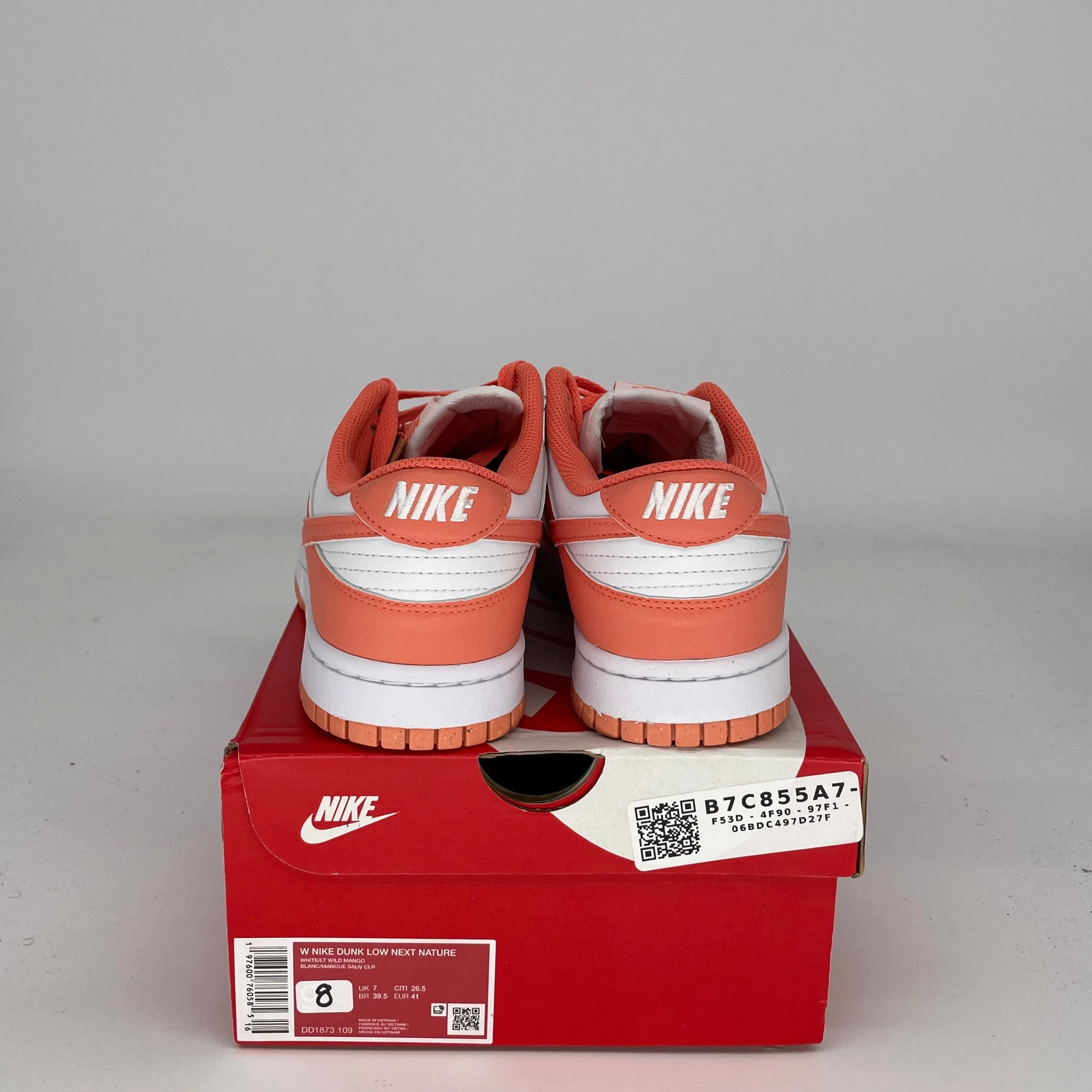 NIKE DUNK LOW LIGHT WILD MANGO W SIZE 8/9.5W DD1873-109