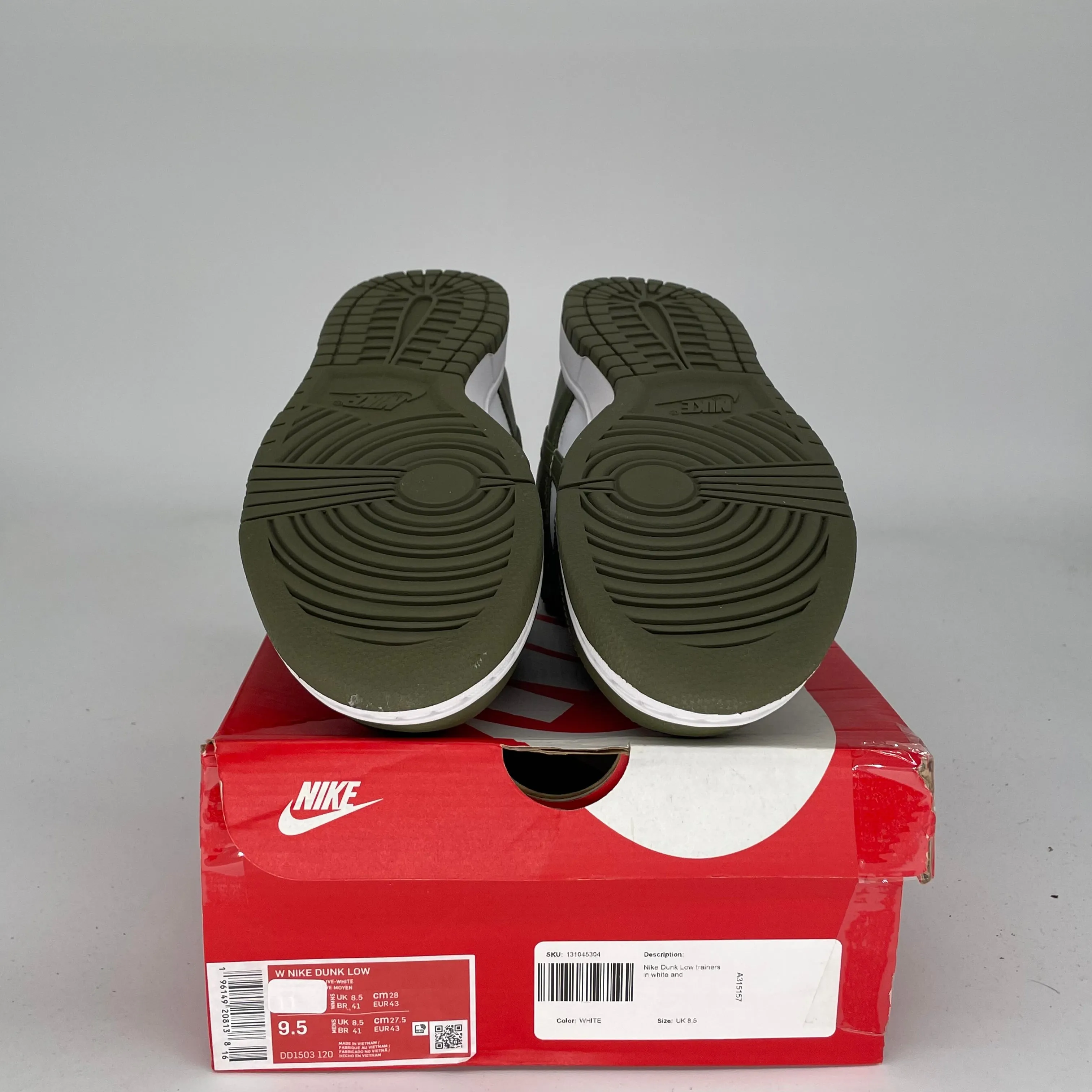 NIKE DUNK LOW MEDIUM OLIVE W SIZE 9.5/11W DD1503-120