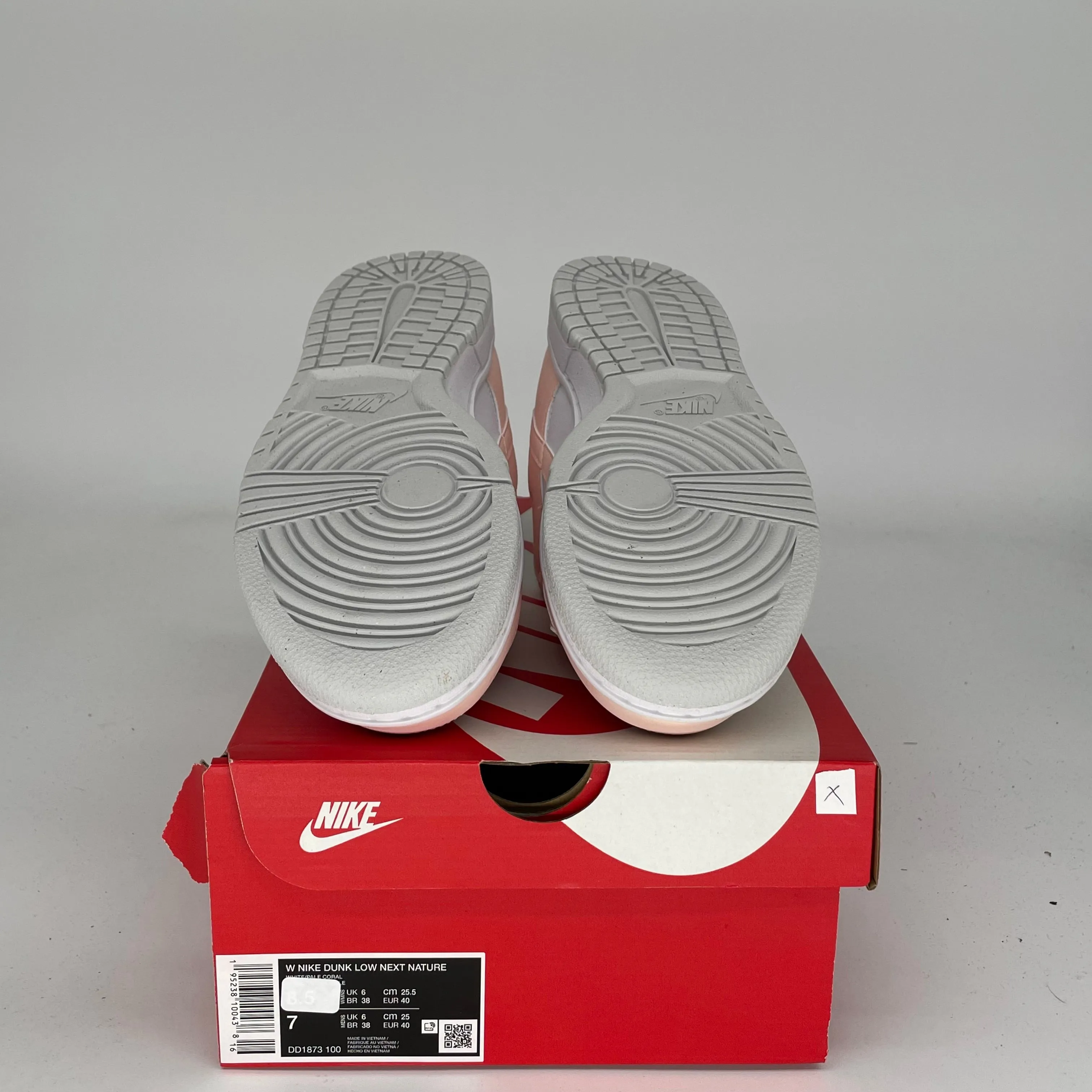 NIKE DUNK LOW NEXT NATURE PALE CORAL W SIZE 7/8.5W DD1873-100