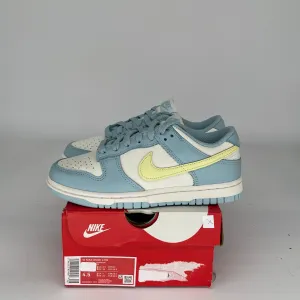 NIKE DUNK LOW OCEAN BLISS CITRON TINT W SIZE 4.5/6W DD1503-123