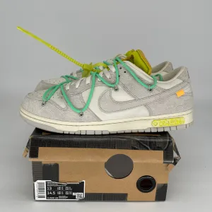NIKE DUNK LOW OFF WHITE LOT 14 SIZE 13 DJ0950-106