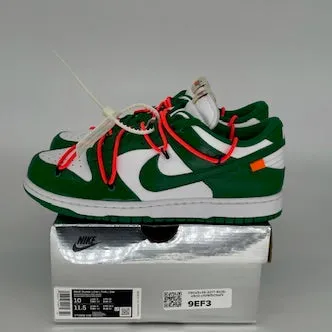 NIKE DUNK LOW OFF WHITE PINE GREEN SIZE 10 CT0856-100