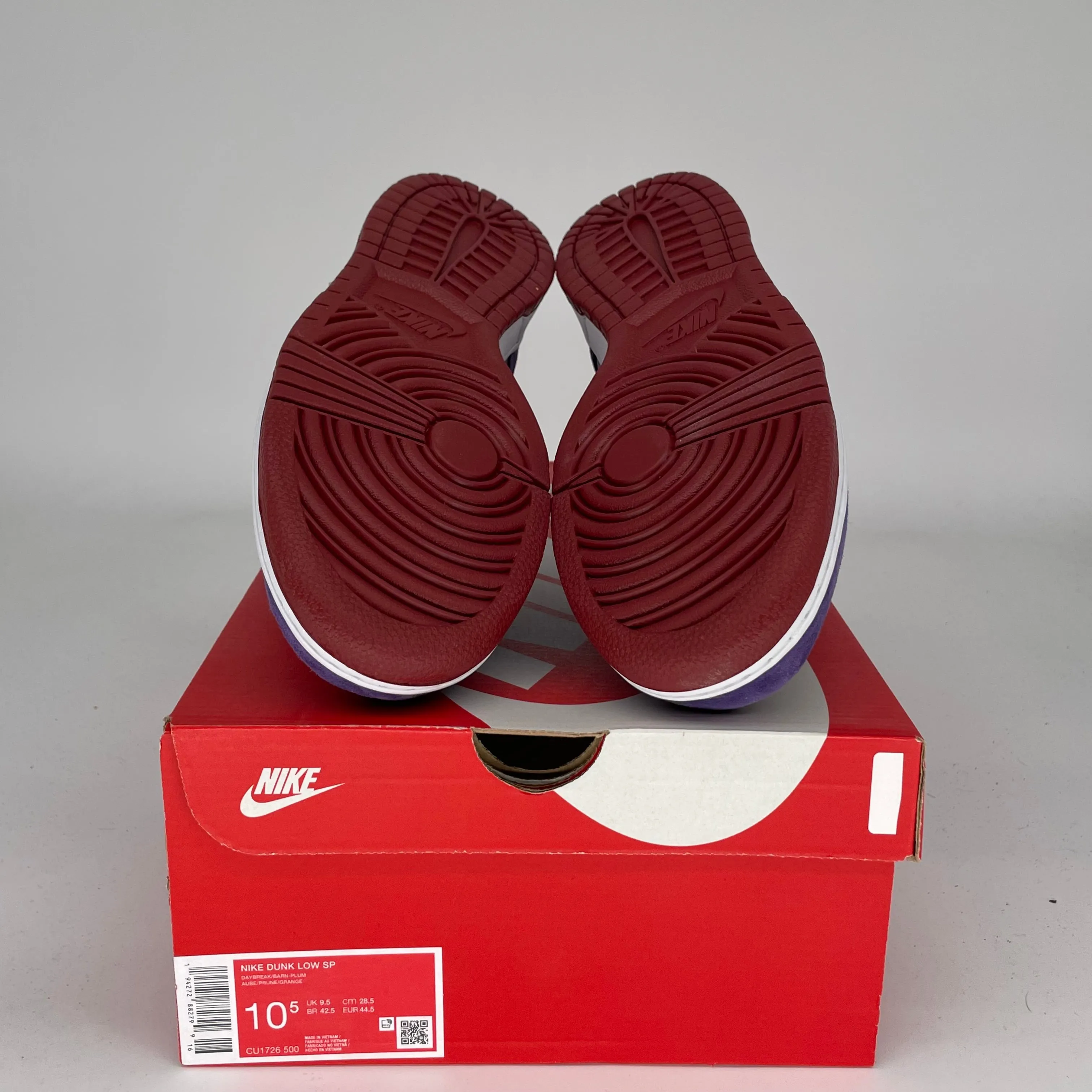NIKE DUNK LOW PLUM SIZE 10.5 CU1726-500
