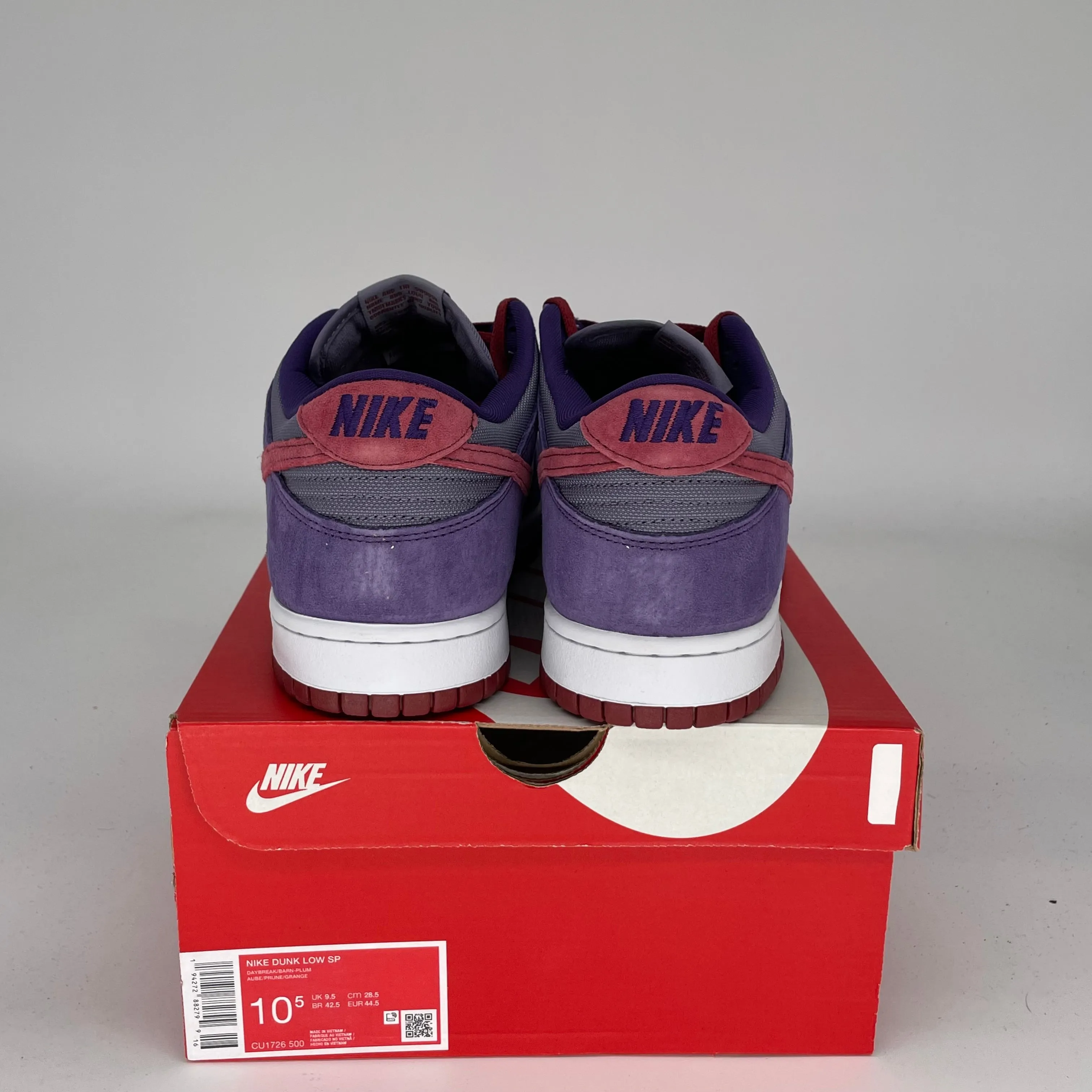 NIKE DUNK LOW PLUM SIZE 10.5 CU1726-500