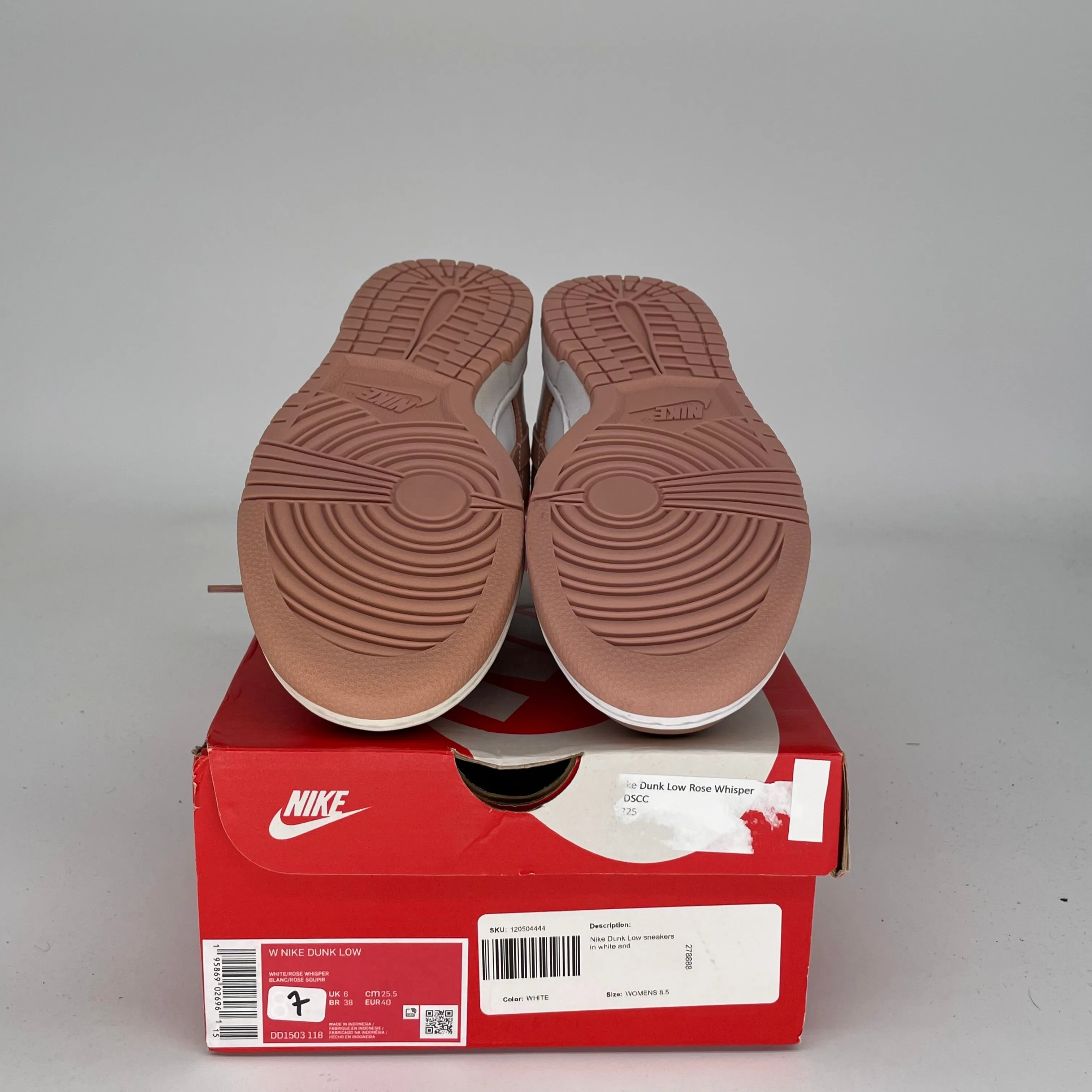 NIKE DUNK LOW ROSE WHISPER W SIZE 7/8.5W DD1503-118