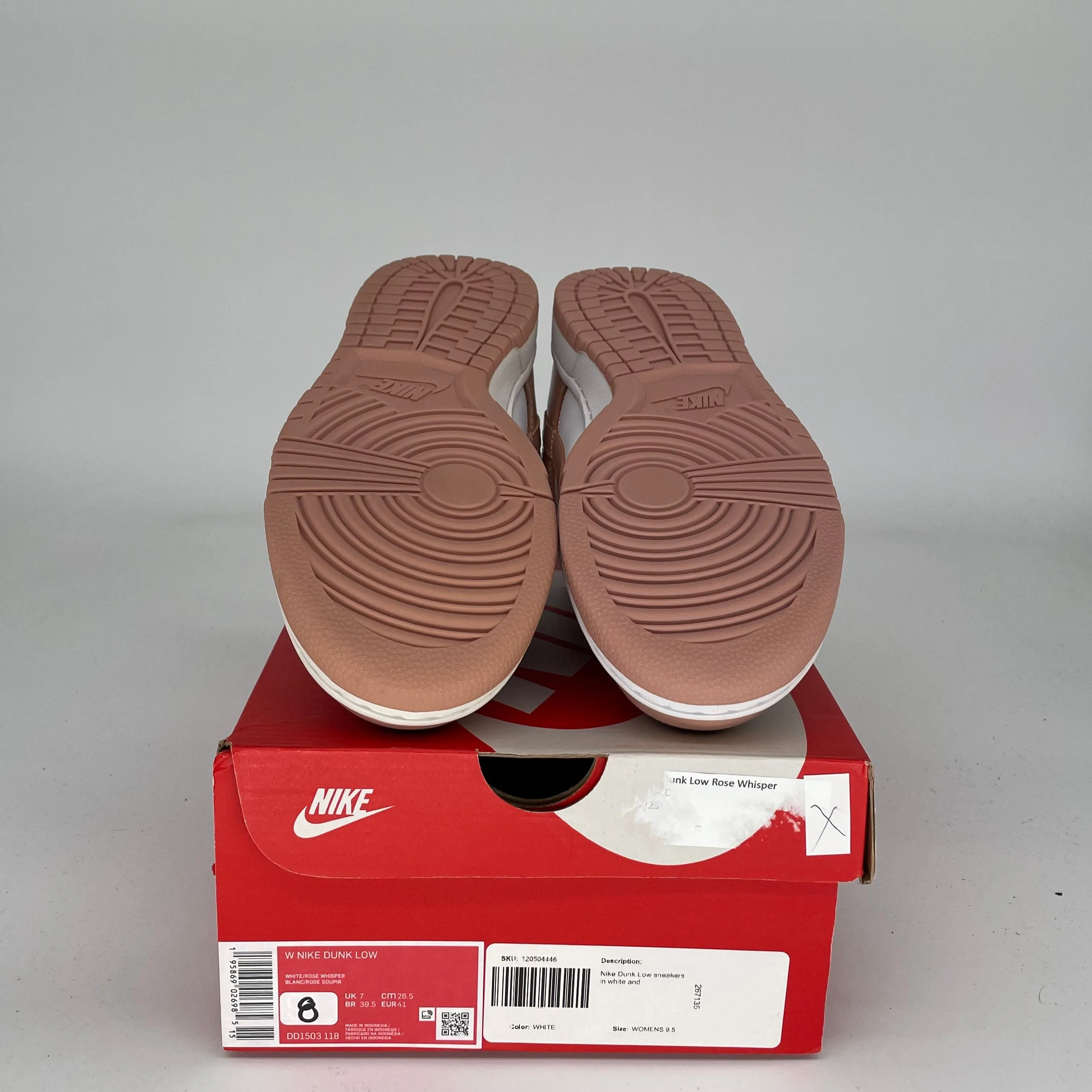 NIKE DUNK LOW ROSE WHISPER W SIZE 8/9.5W DD1503-118