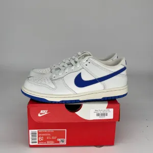 NIKE DUNK LOW SUMMIT WHITE HYPER ROYAL SIZE 6.5Y DH9765-105