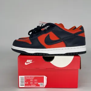 NIKE DUNK LOW UNIVERSITY ORANGE MARINE SIZE 7 CU1727-800