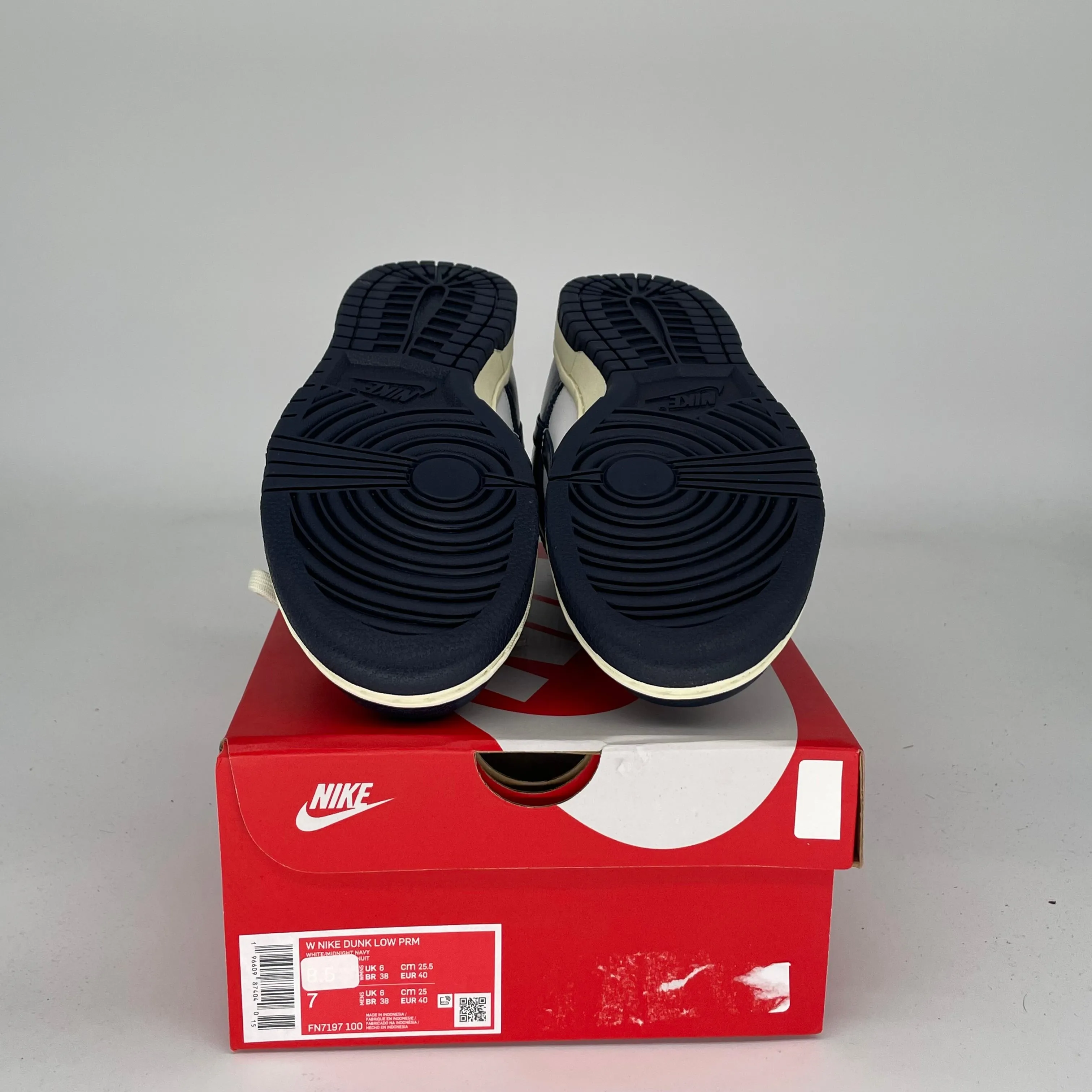 NIKE DUNK LOW VINTAGE NAVY W SIZE 7/8.5W FN7197-100