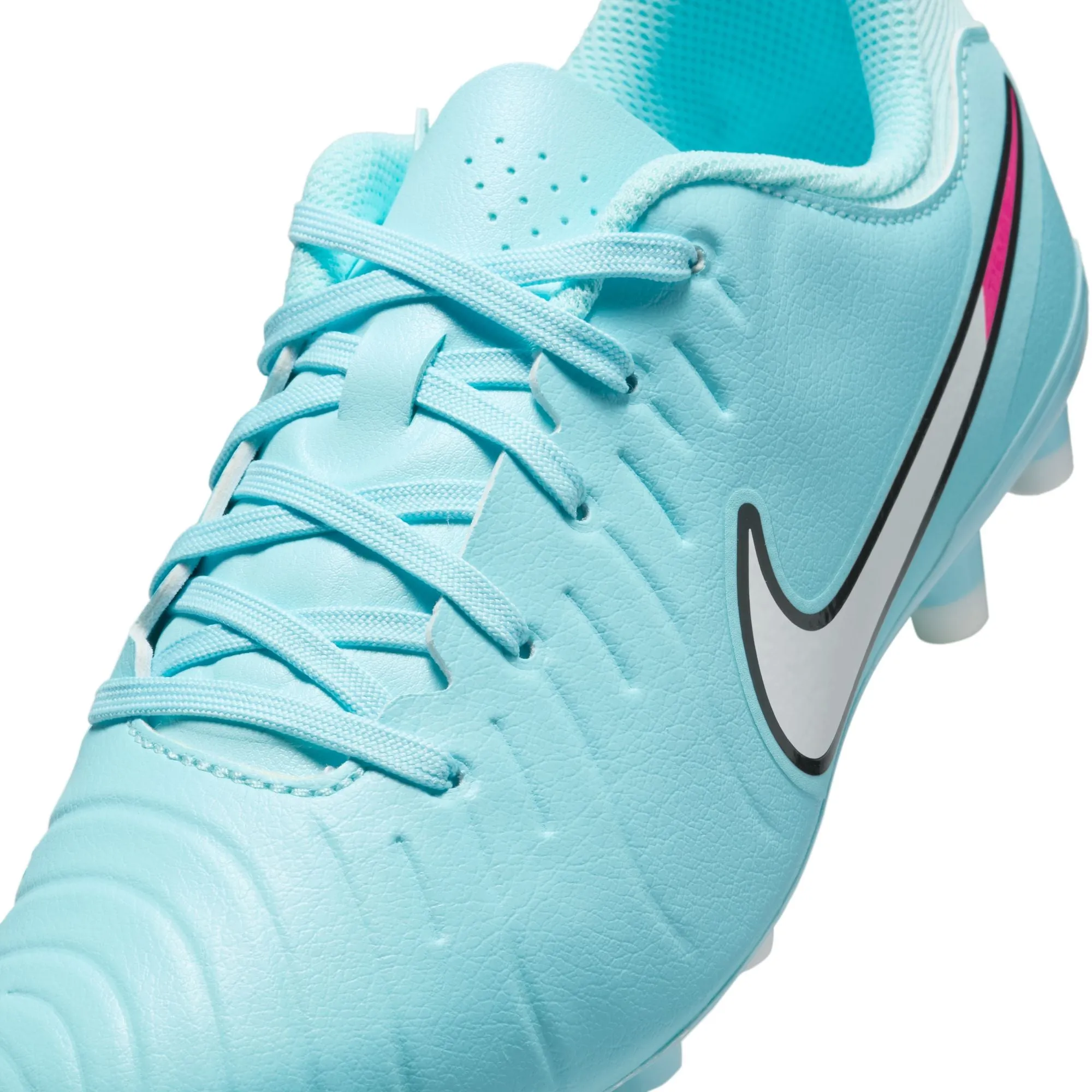 Nike Junior Tiempo Legend 10 Academy FG Firm Ground Soccer Shoes -Copa/White