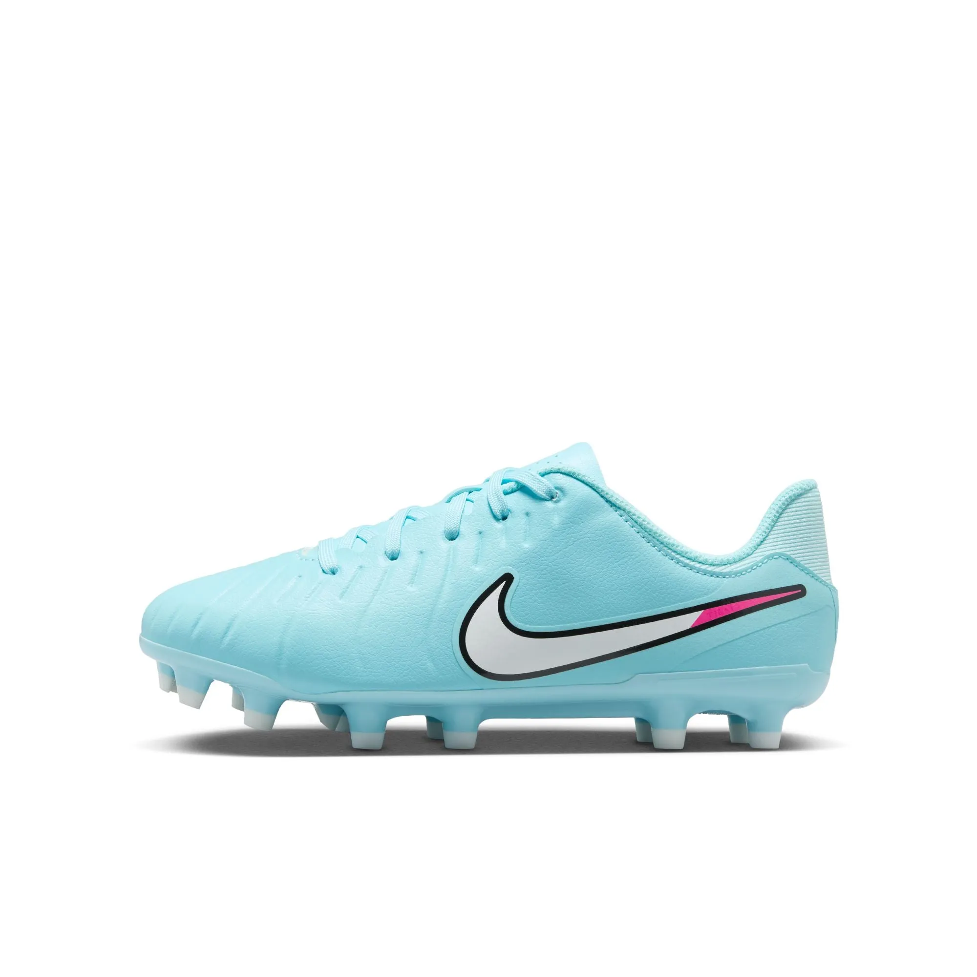 Nike Junior Tiempo Legend 10 Academy FG Firm Ground Soccer Shoes -Copa/White