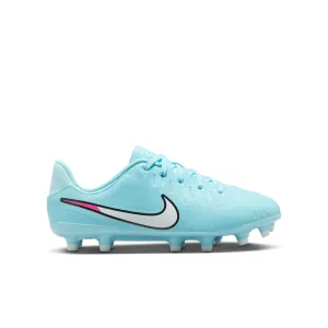 Nike Junior Tiempo Legend 10 Academy FG Firm Ground Soccer Shoes -Copa/White