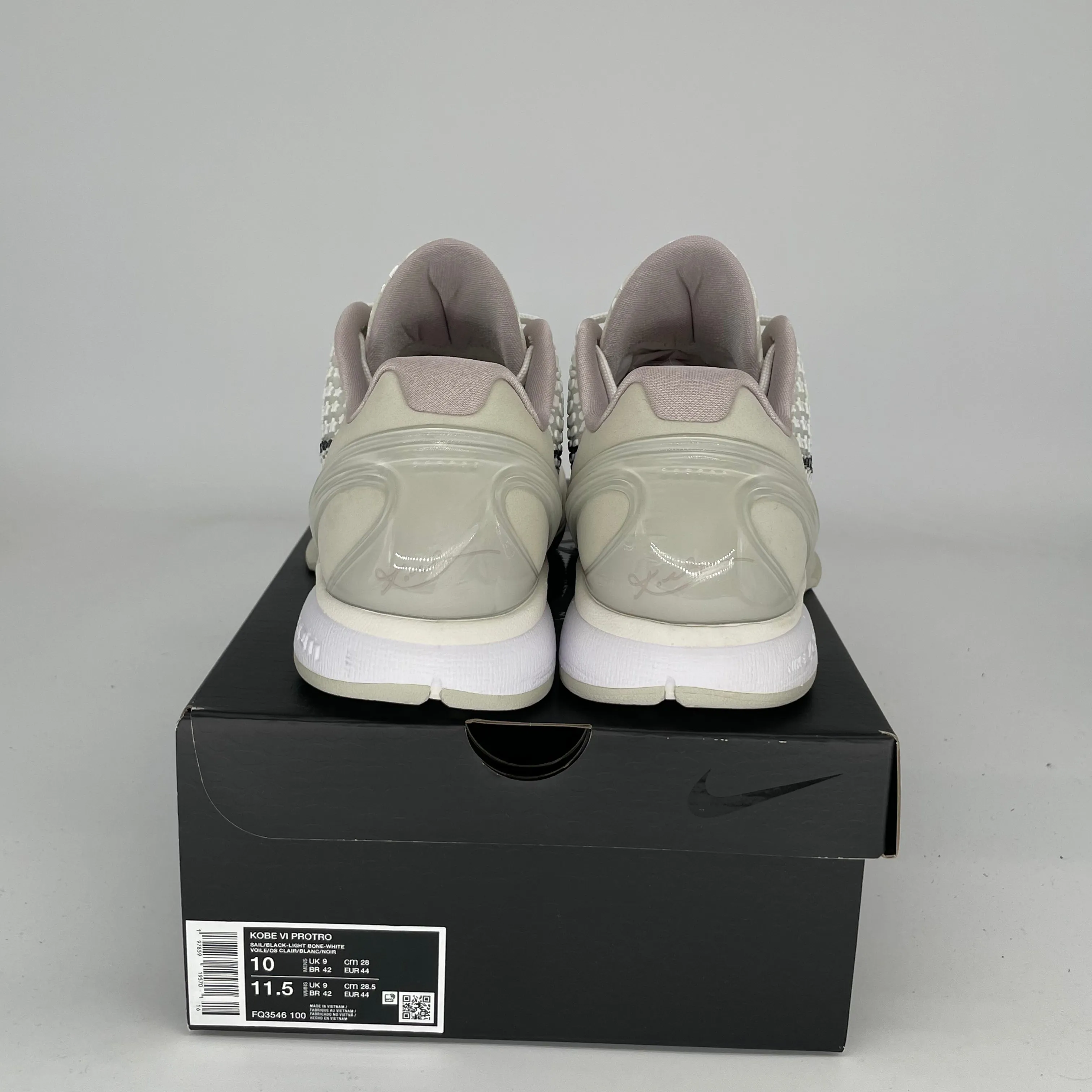 NIKE KOBE 6 SAIL ALL STAR SIZE 10 FQ3546-100