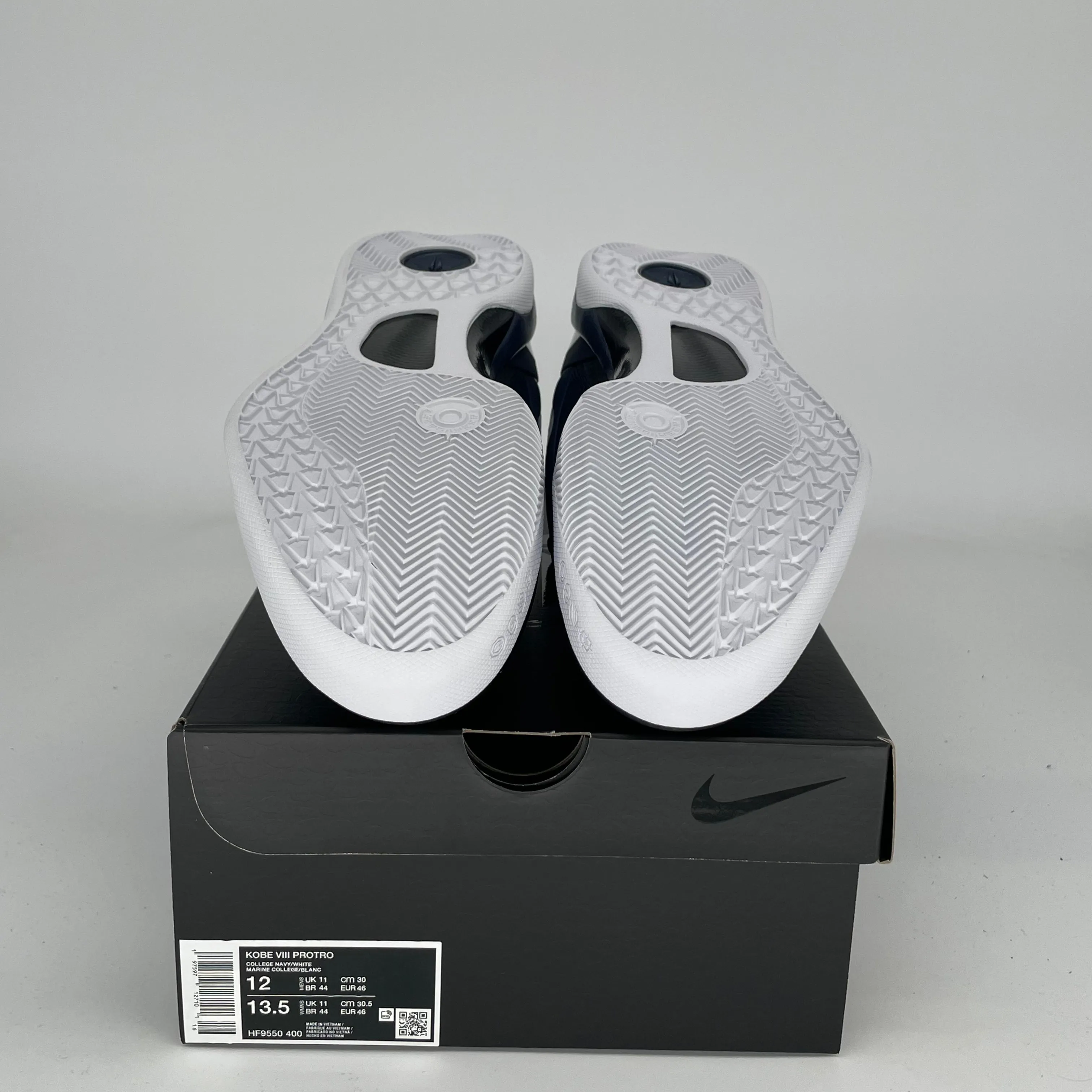 NIKE KOBE 8 COLLEGE NAVY SIZE 12 HF9550-400