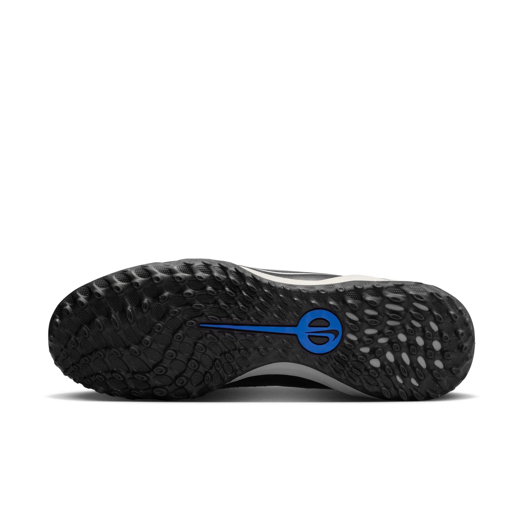 Nike React Legend 10 Pro TF Turf Soccer Shoe - Black/ Chrome - Hyper Royal