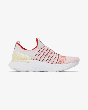 NIKE REACT PHANTOM RUN FLYKNIT 2 VAST GREY FIRE PINK TEAM ORANGE