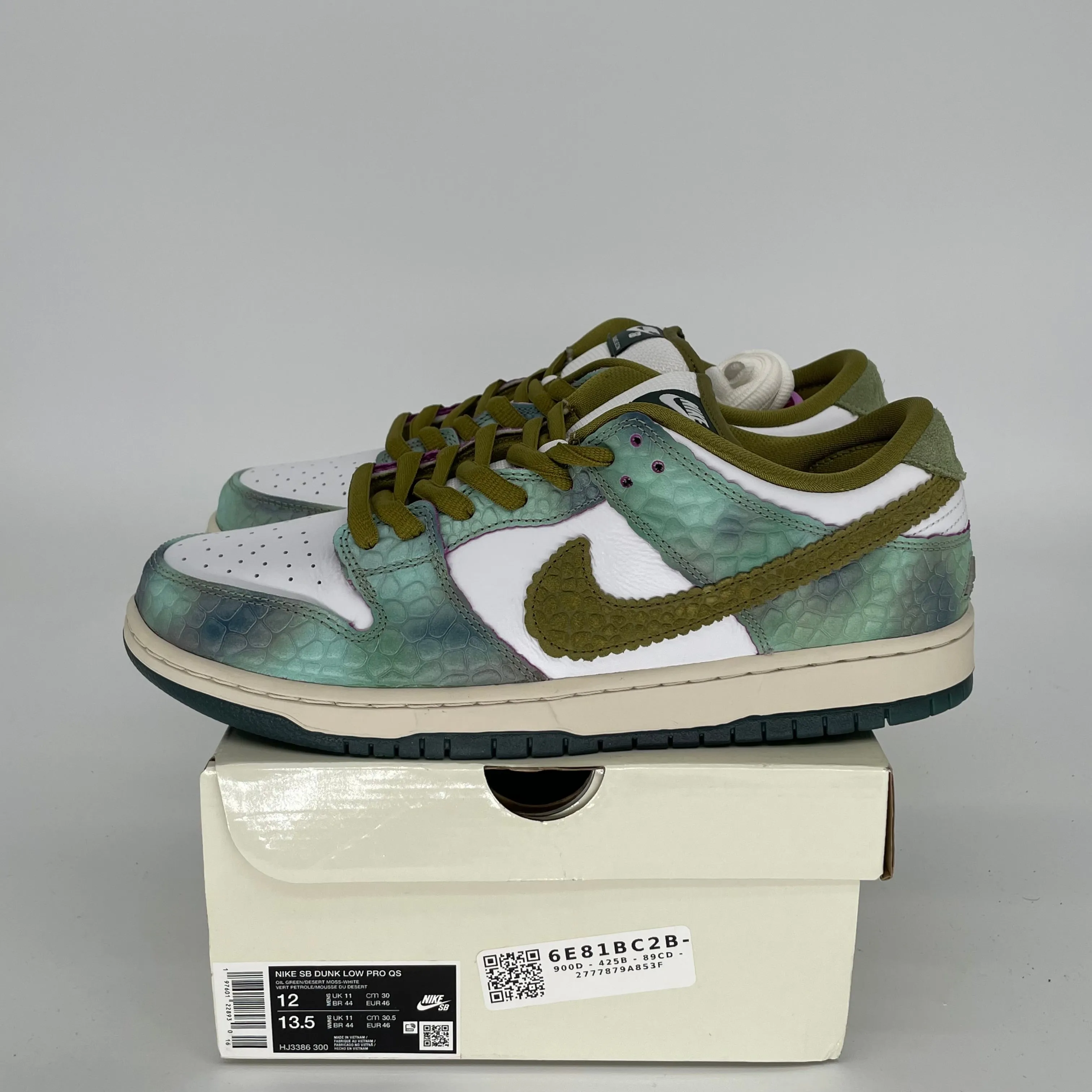 NIKE SB DUNK LOW ALEXIS SABLONE CHAMELEON SIZE 12 HJ3386-300