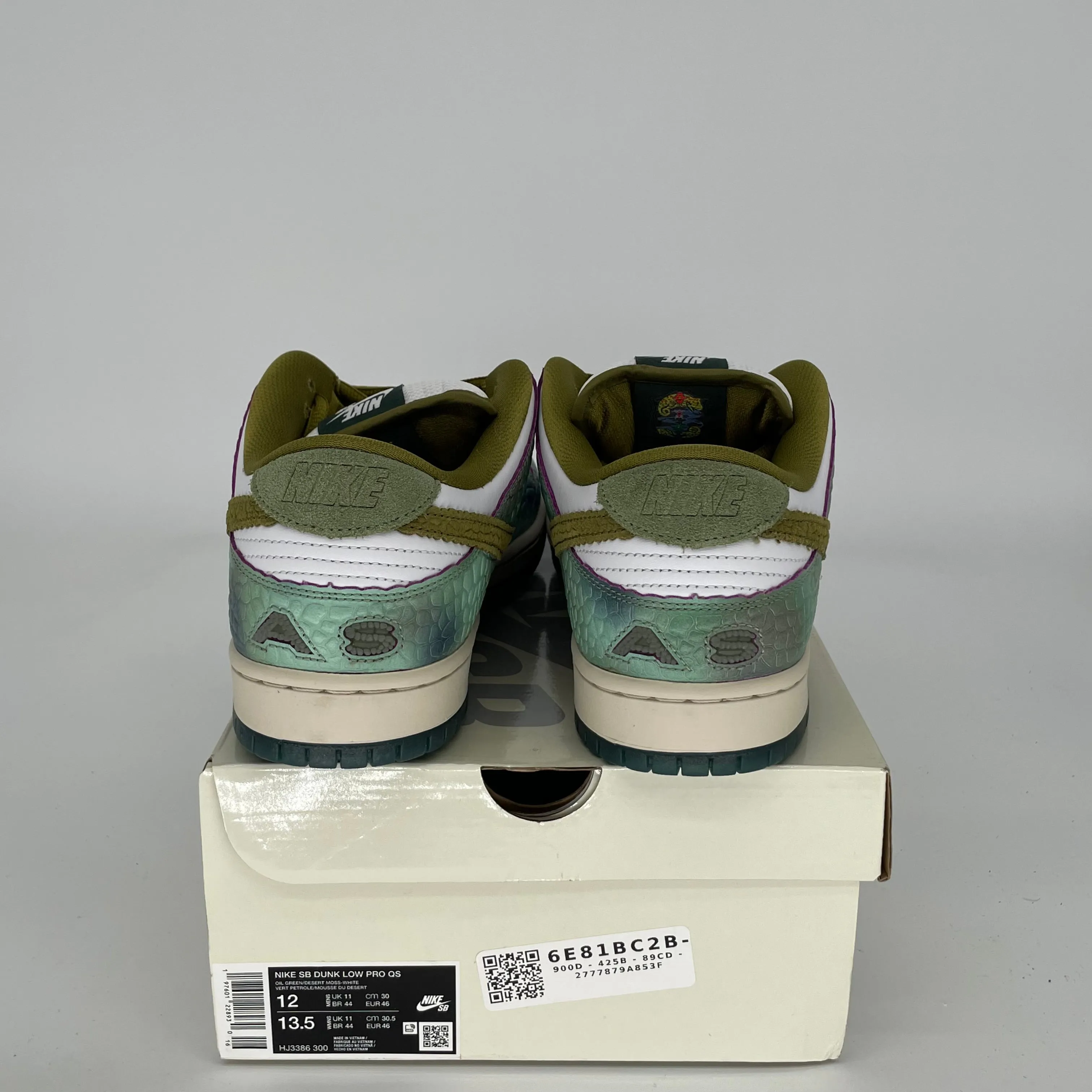 NIKE SB DUNK LOW ALEXIS SABLONE CHAMELEON SIZE 12 HJ3386-300