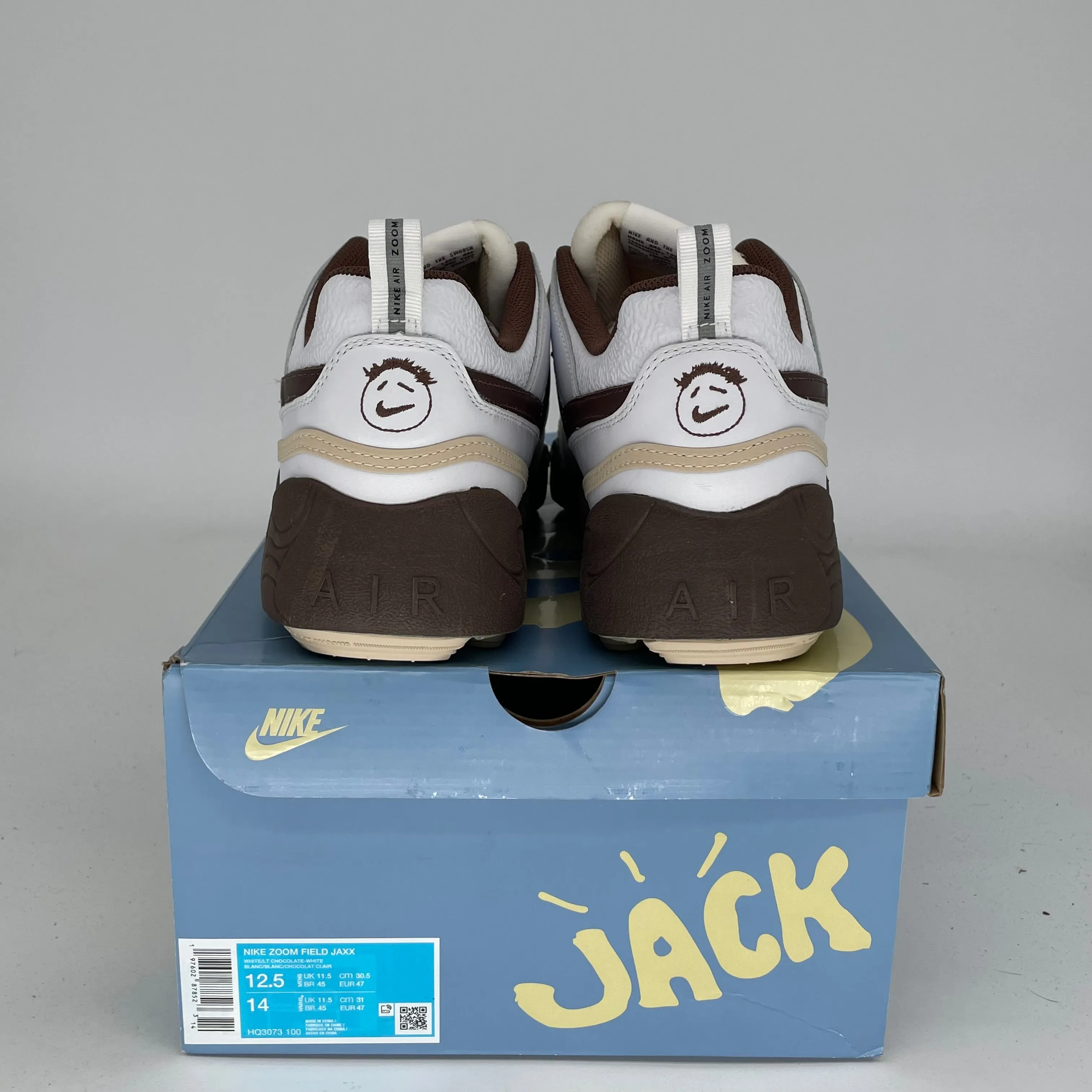 NIKE ZOOM FIELD JAXX TRAVIS SCOTT LIGHT CHOCOLATE SIZE 12.5 HQ3073-100