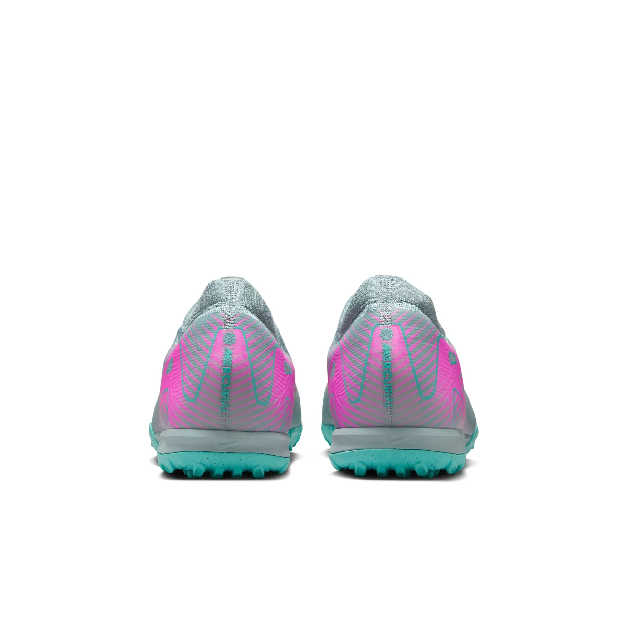 Nike Zoom Mercurial Vapor 16 Pro TF Turf Soccer Shoes - Ocean Cube/ Pink Blast