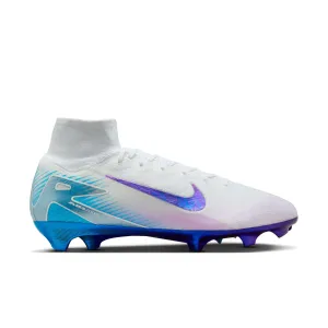 Nike Zoom Superfly 10 Elite FG LV8 Firm Ground Soccer Cleats - White/Multi-Color