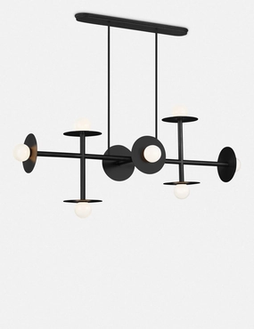Nodes Large Linear Chandelier by Kelly Wearstler modern floor lamp