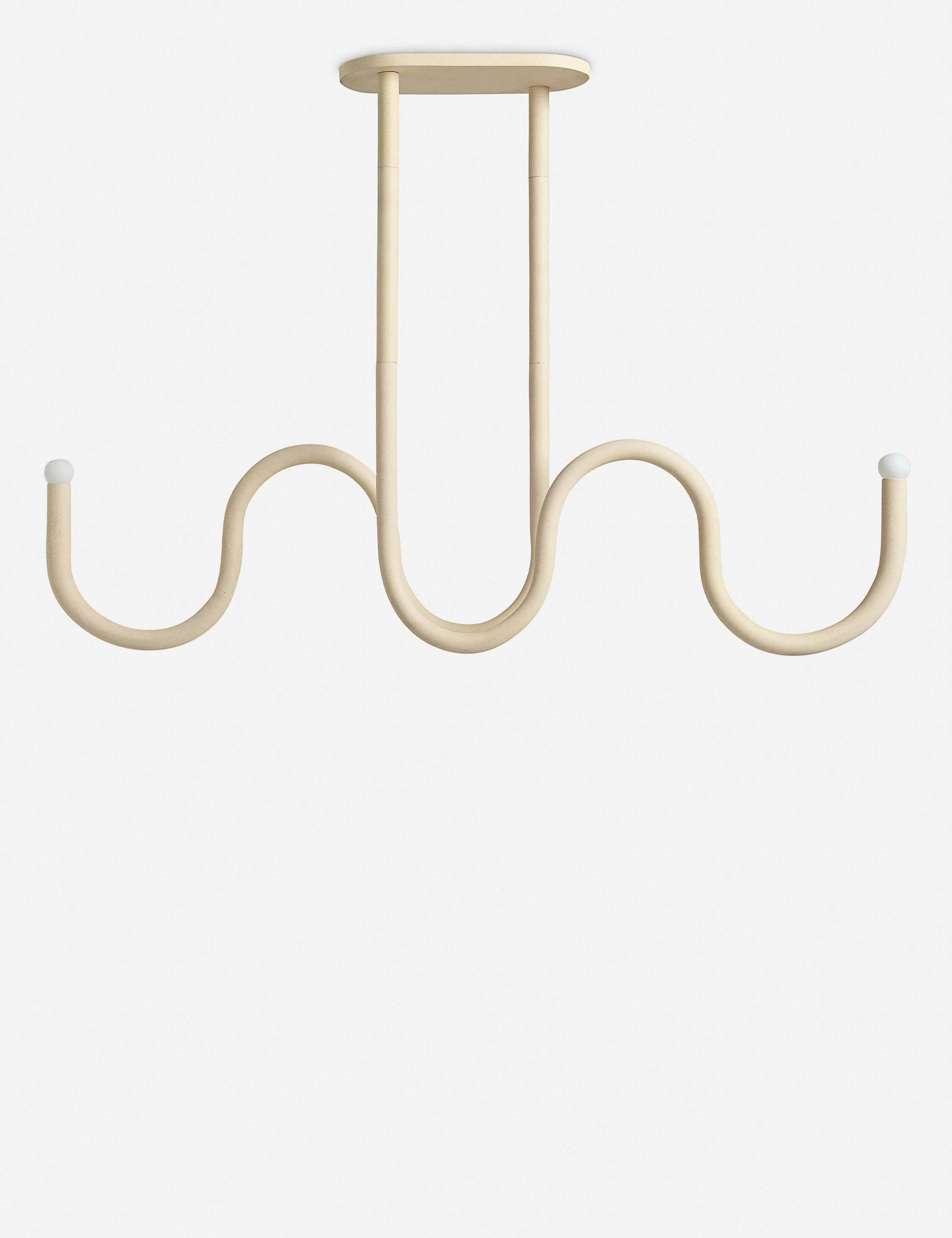 Noor Linear Chandelier by Lolly Lolly Ceramics modern floor lamp