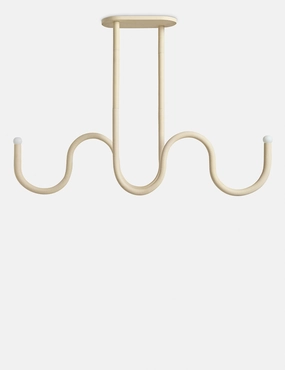 Noor Linear Chandelier by Lolly Lolly Ceramics modern floor lamp