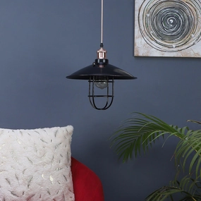 Nora Black Metal Single Hanging Light By Ss Lightings decorative ceiling fixture