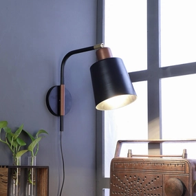 Norell Black Metal Wall Light by SS Lightings decorative ceiling fixture