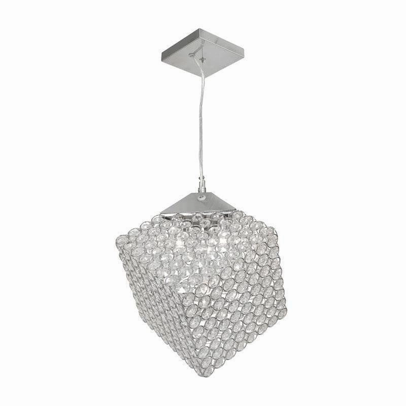Oaks Blitz 4 Light Chrome Pendant Ceiling Light white ceiling lamp