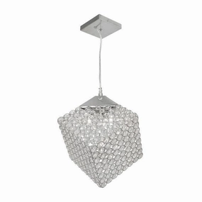 Oaks Blitz 4 Light Chrome Pendant Ceiling Light white ceiling lamp