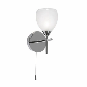 Oaks Etta Chrome Finish Bathroom Wall Light vintage desk lamp