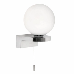 Oaks Flen Chrome Finish Bathroom Wall Light vintage desk lamp