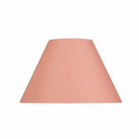 Oaks Lighting 12" Cotton Coolies Pale Pink Lamp Shade decorative indoor light