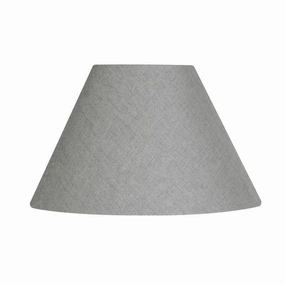 Oaks Lighting 12" Linen Coolies Earl Grey Lamp Shade decorative indoor light