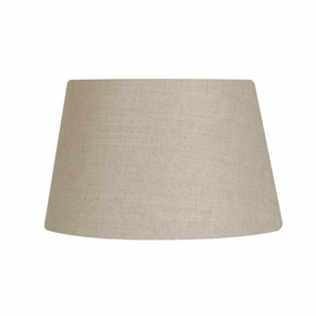 Oaks Lighting 12" Linen Drum Bracken Lamp Shade decorative indoor light