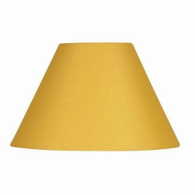 Oaks Lighting 14" Cotton Coolies Mustard Lamp Shade decorative indoor light