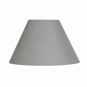 Oaks Lighting 14" Linen Coolies Earl Grey Lamp Shade decorative indoor light