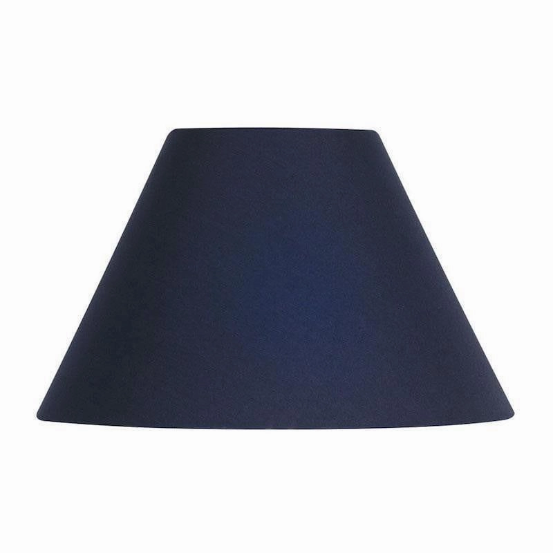 Oaks Lighting 16" Cotton Coolies Navy Lamp Shade decorative indoor light