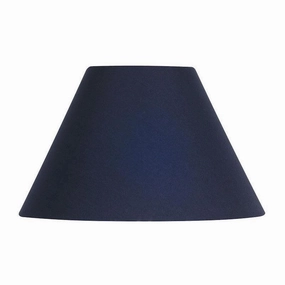 Oaks Lighting 16" Cotton Coolies Navy Lamp Shade decorative indoor light