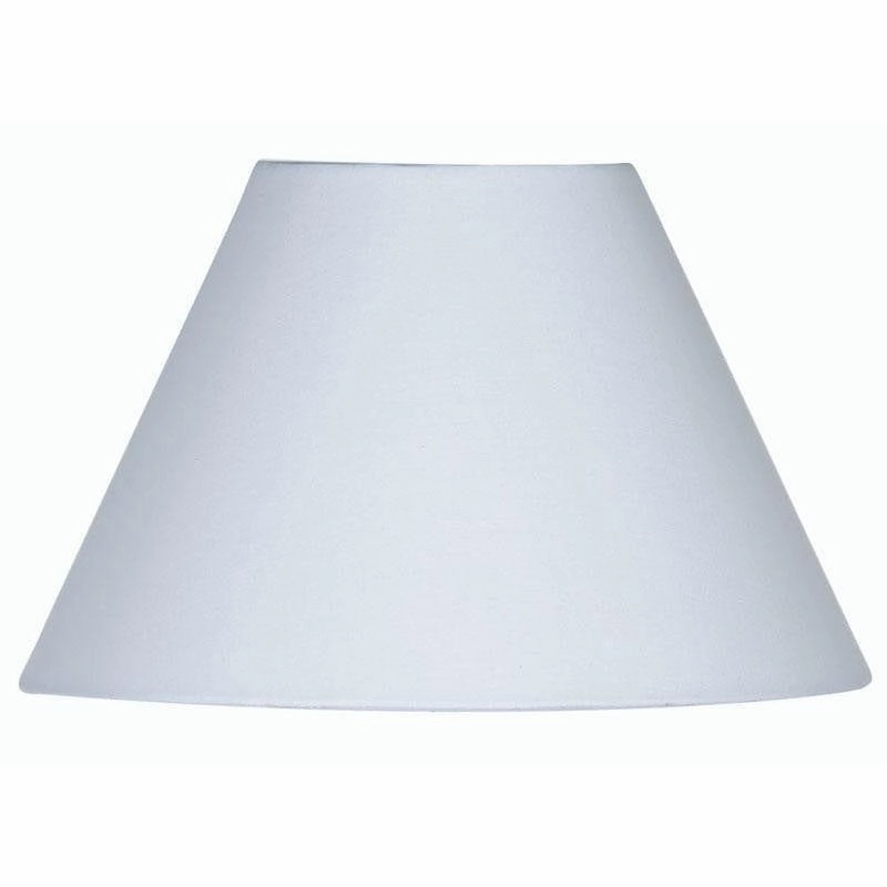 Oaks Lighting 16" Cotton Coolies White Lamp Shade decorative indoor light