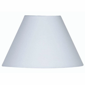 Oaks Lighting 16" Cotton Coolies White Lamp Shade decorative indoor light