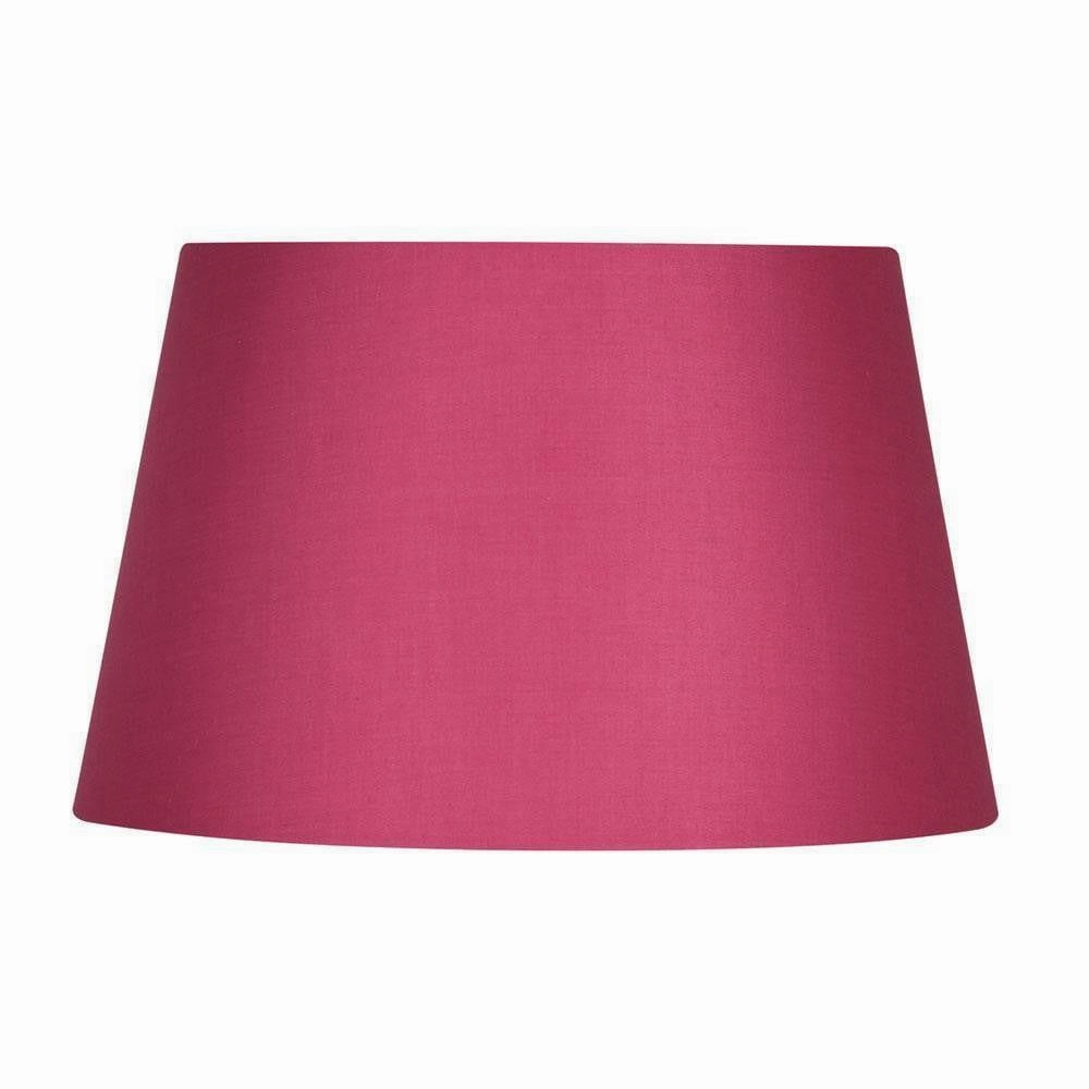 Oaks Lighting 20" Cotton Drum Hot Pink Lamp Shade HP decorative indoor light