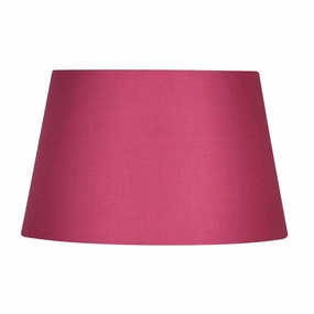 Oaks Lighting 20" Cotton Drum Hot Pink Lamp Shade HP decorative indoor light