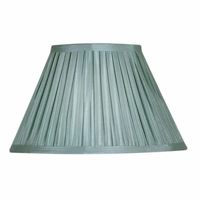 Oaks Lighting 8" Box Pleat Small Duck Egg Lamp Shade decorative indoor light